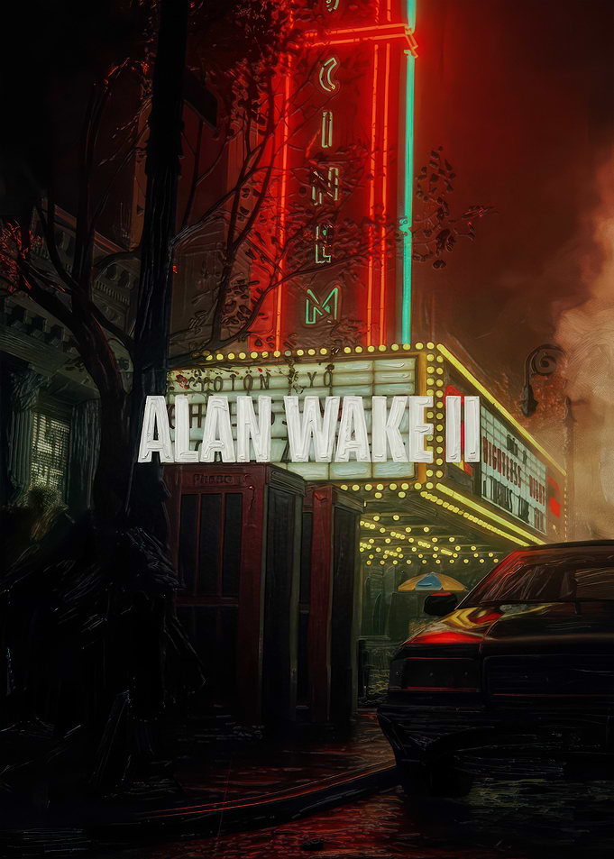 Alan Wake 2 Cinematic Street Scene