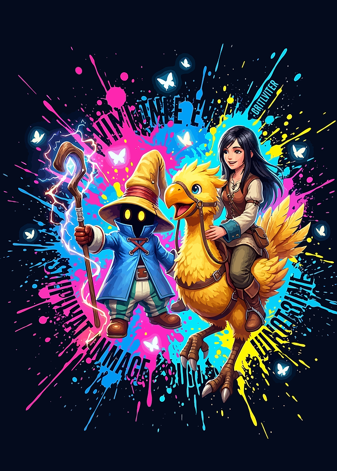 Final Fantasy Vivi and Chocobo Rider