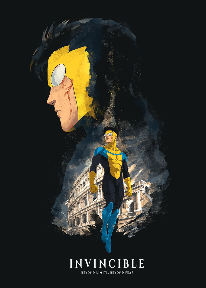 Invincible Superhero Poster Art