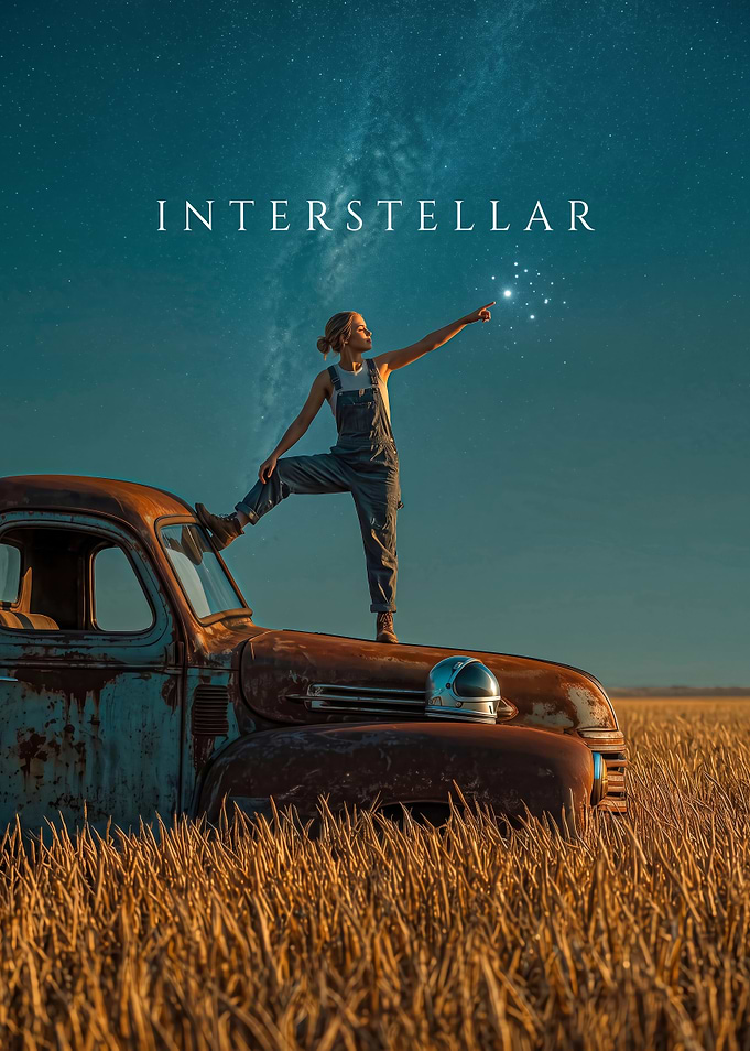 Interstellar Movie Poster Art