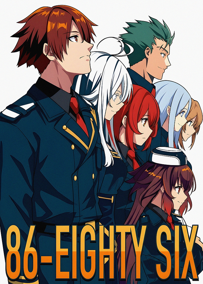 86 Eighty-Six Anime Character Poster