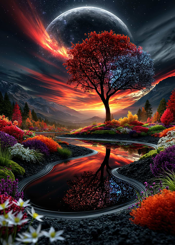 Duality Tree Under Cosmic Moon