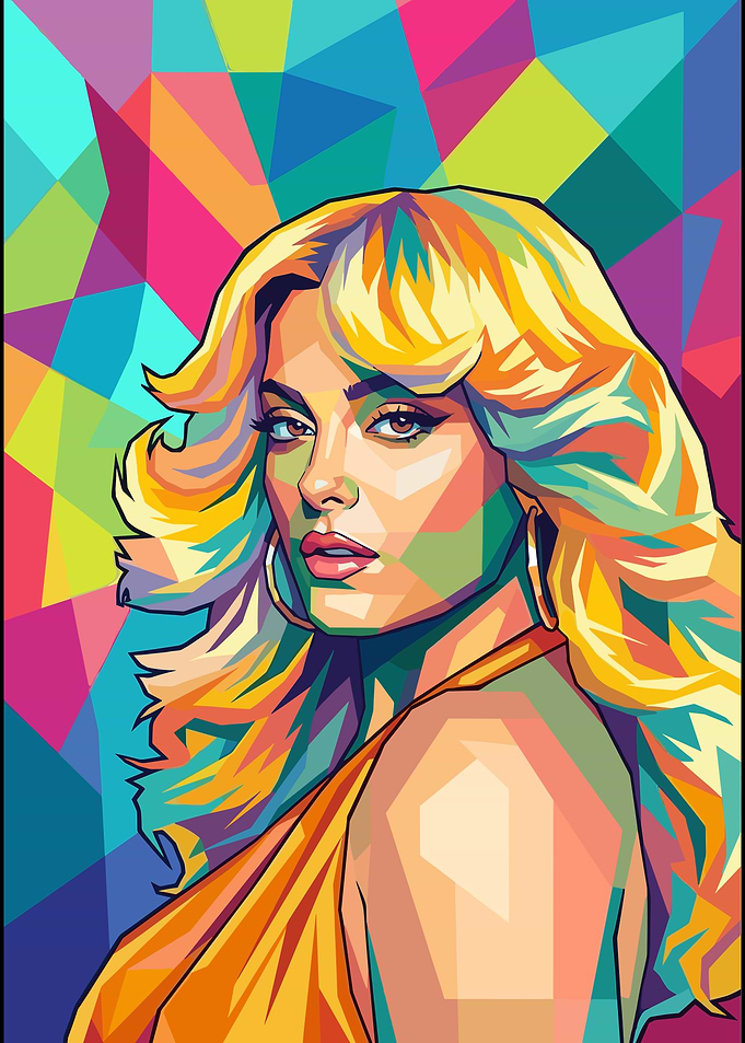 Bebe Rexha WPAP Pop Art Portrait