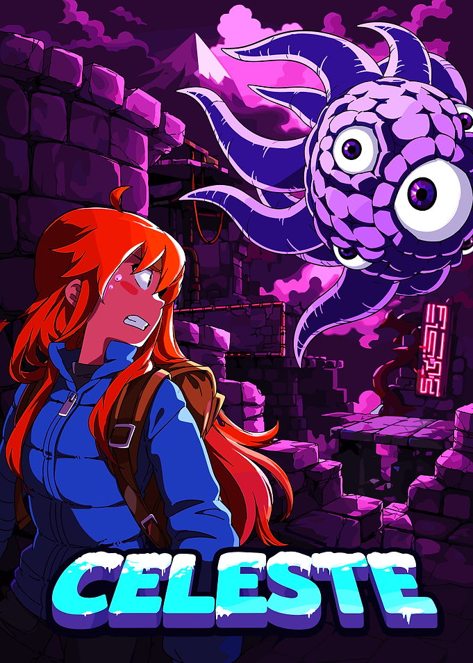 Celeste Game Poster Art