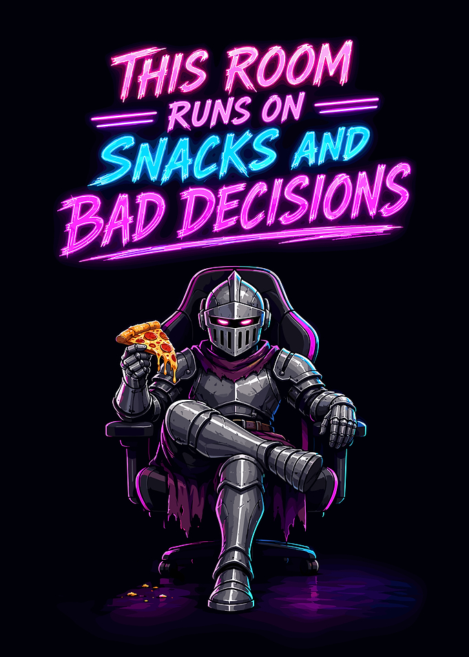 Neon Gaming Room Knight Funny Sign