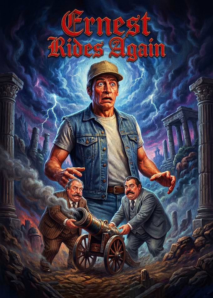 Ernest Rides Again Movie Poster Art