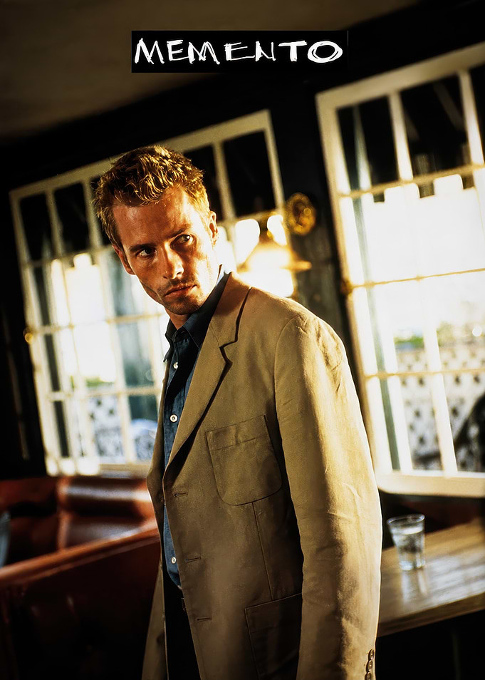 Memento Movie Poster Featuring Guy Pearce