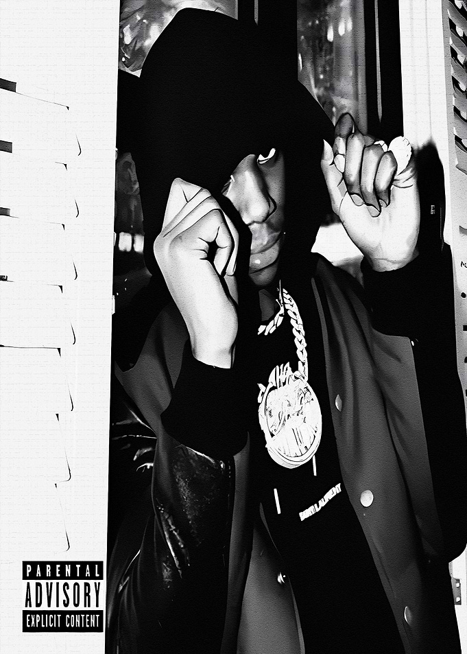 Black and White Rap Album Cover