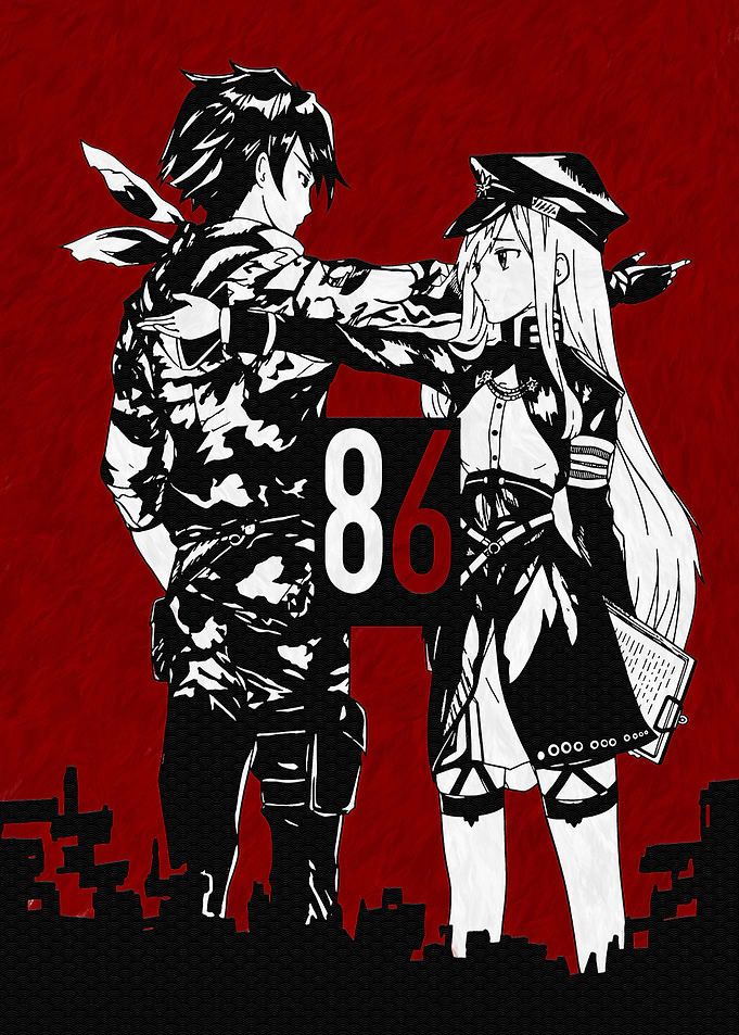 86 Eighty-Six Anime Art