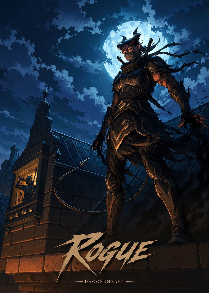 Daggerheart Rogue Character Art