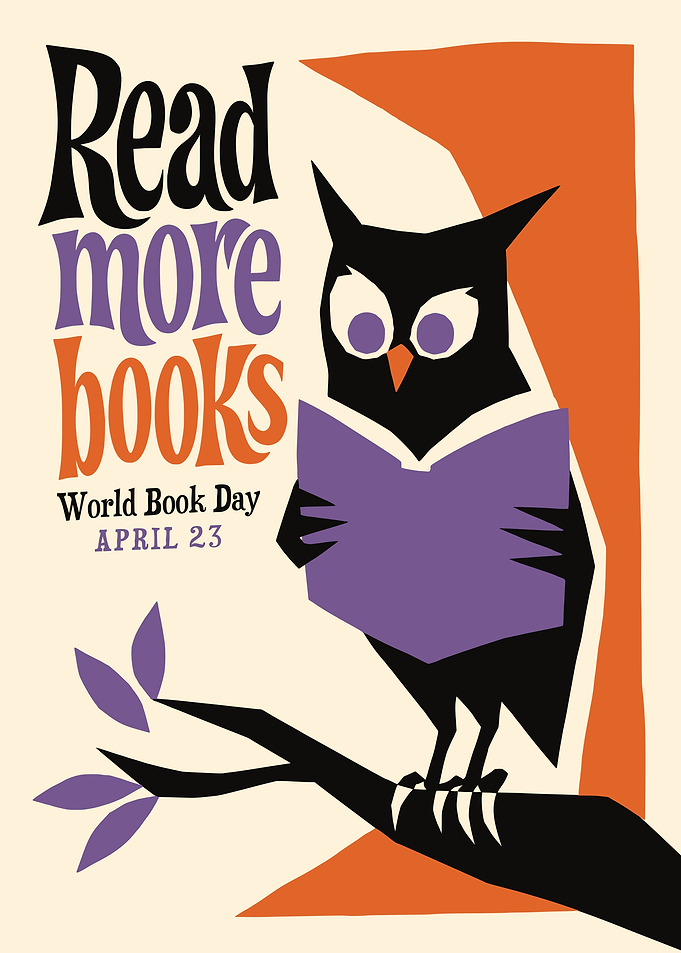 World Book Day Owl Poster