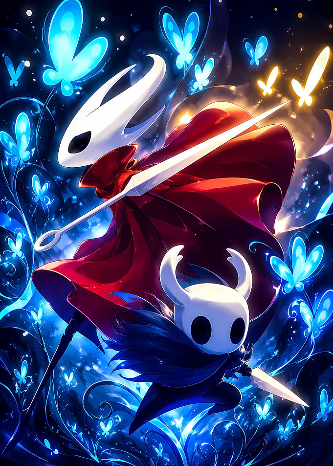Hornet and The Knight Hollow Knight