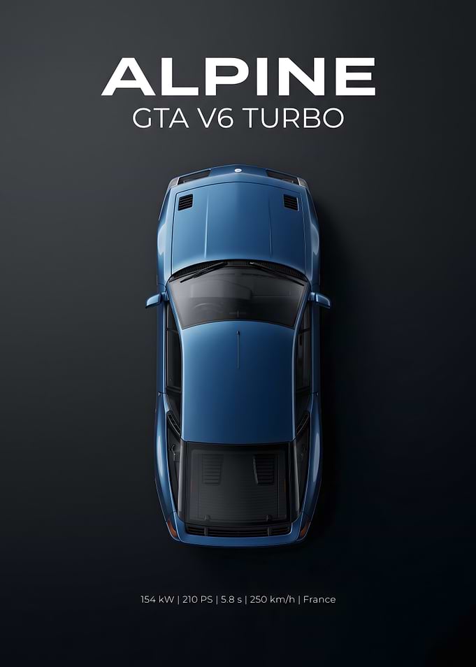 Alpine GTA V6 Turbo Poster