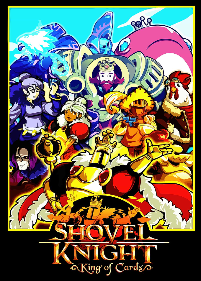 Shovel Knight King of Cards Poster