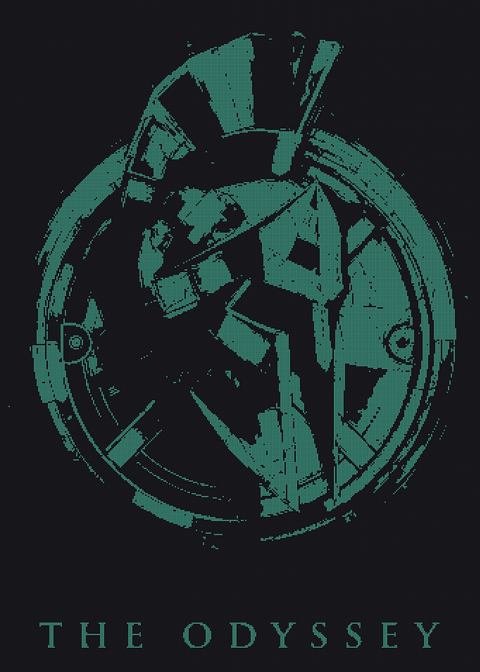 The Odyssey Spartan Helmet Graphic