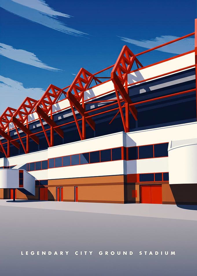 Legendary City Ground Stadium Poster
