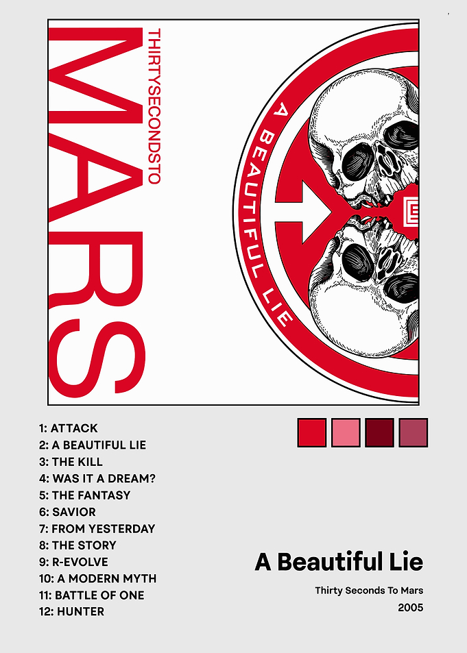 Thirty Seconds to Mars Album Poster