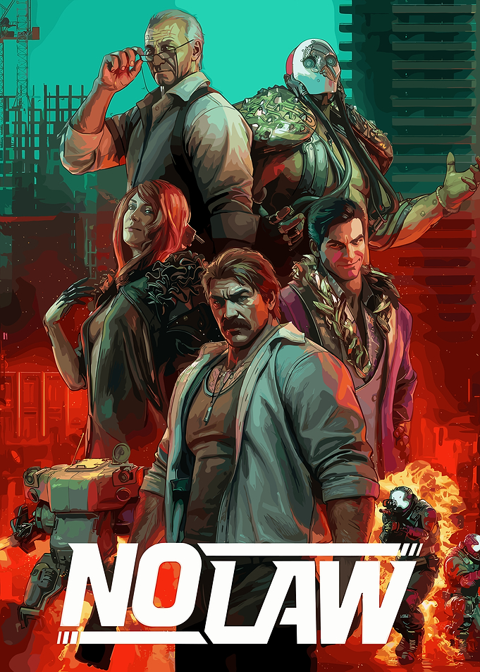 No Law Game Poster Art
