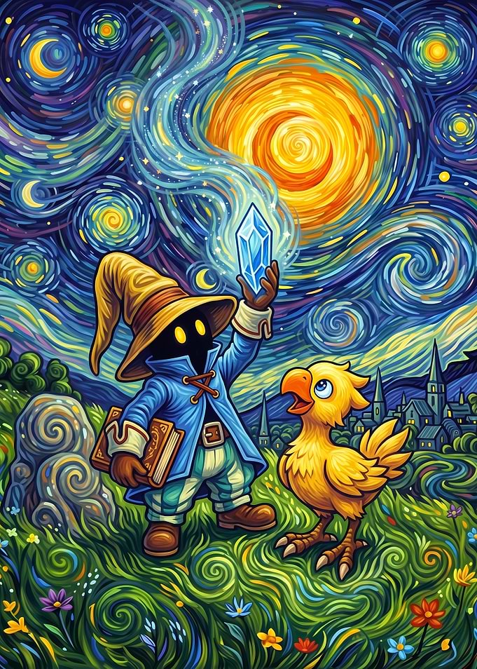 Final Fantasy Starry Night Mashup