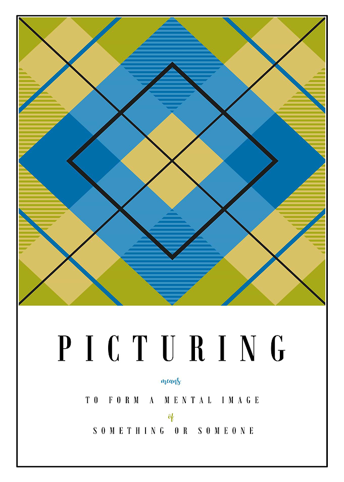 Neo Argyle Minimalist Poster