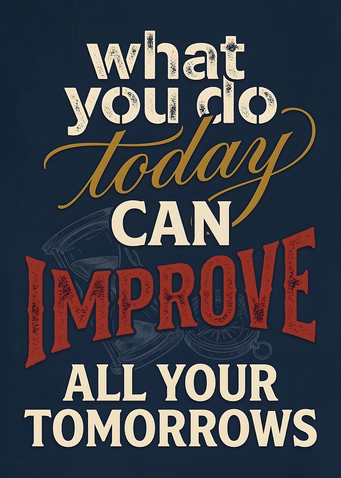 Inspirational Quote Typography Poster