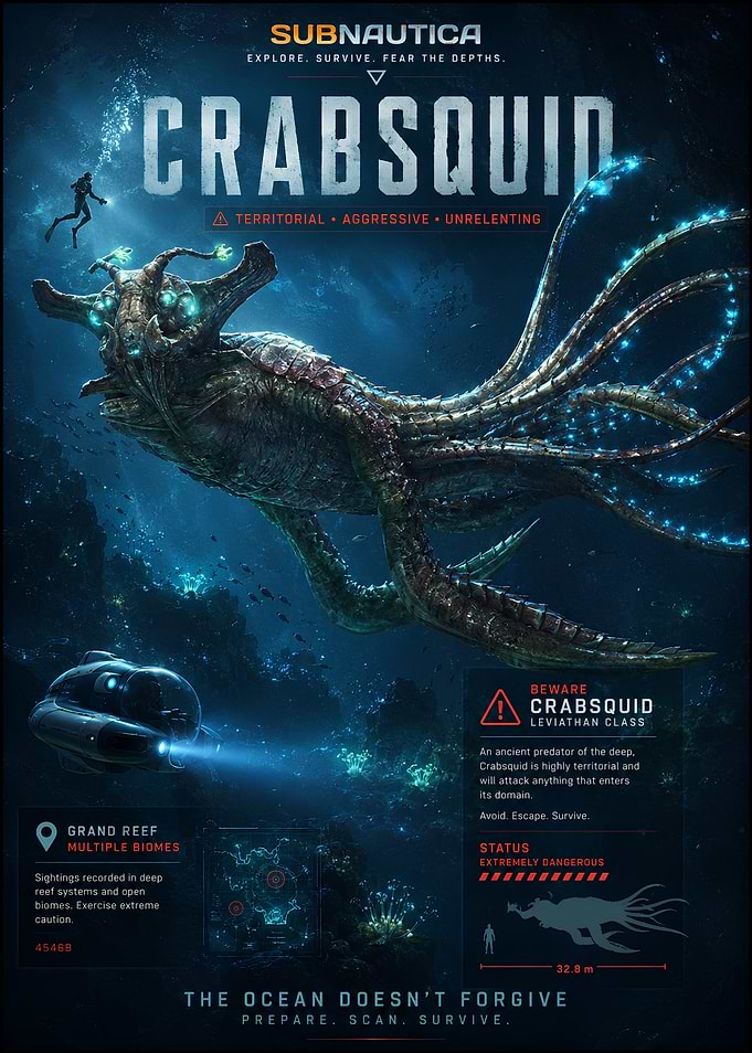 Subnautica creature