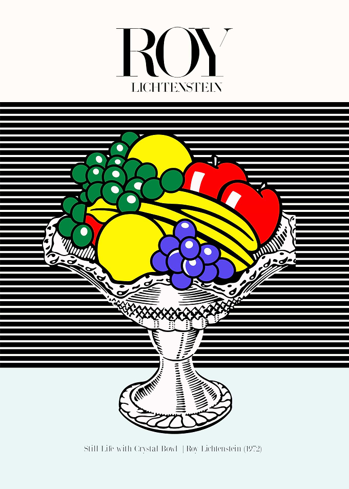 Roy Lichtenstein | Still Life with Crystal Bowl Poster