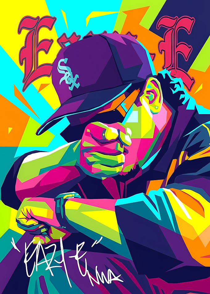 Eazy-E Pop Art Portrait