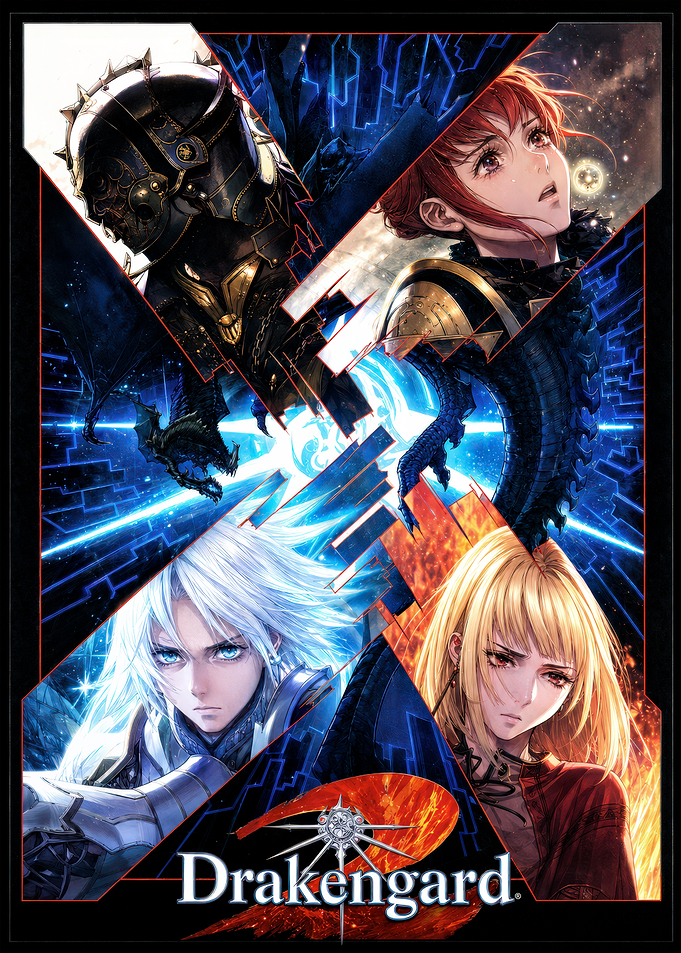 Drakengard Series Character Art Poster