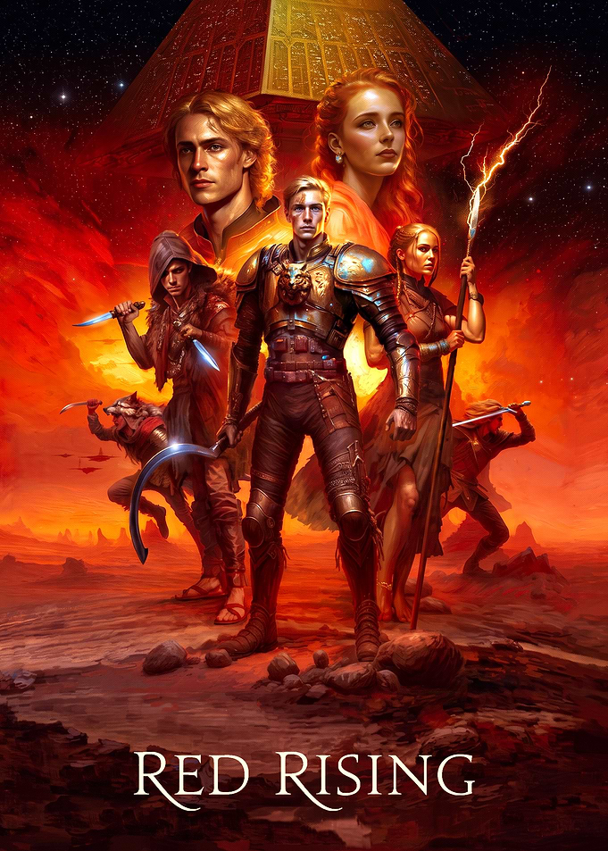 Red Rising Book Series Poster
