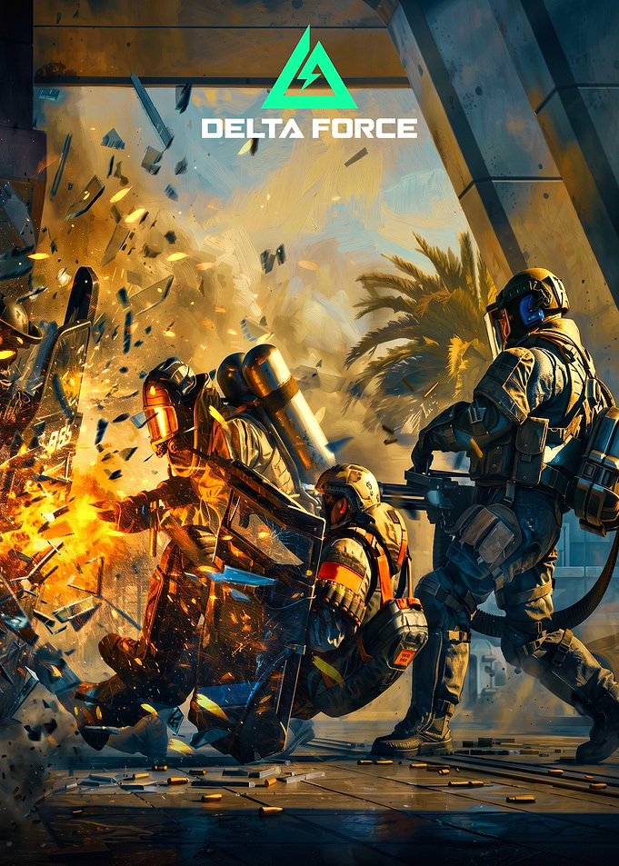 Delta Force Tactical Combat Poster