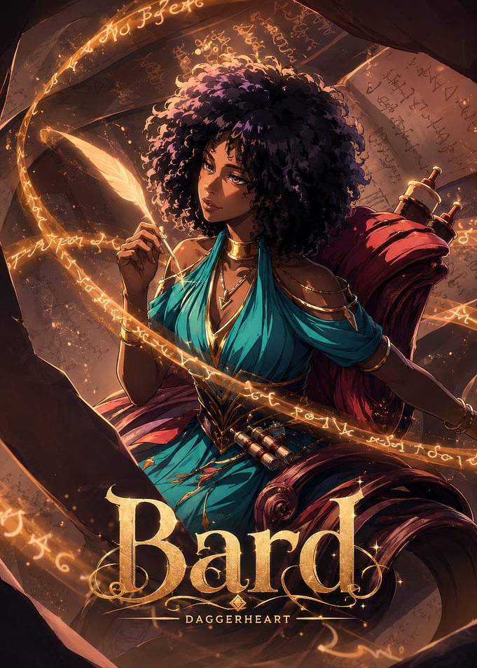 Daggerheart Bard Character Art