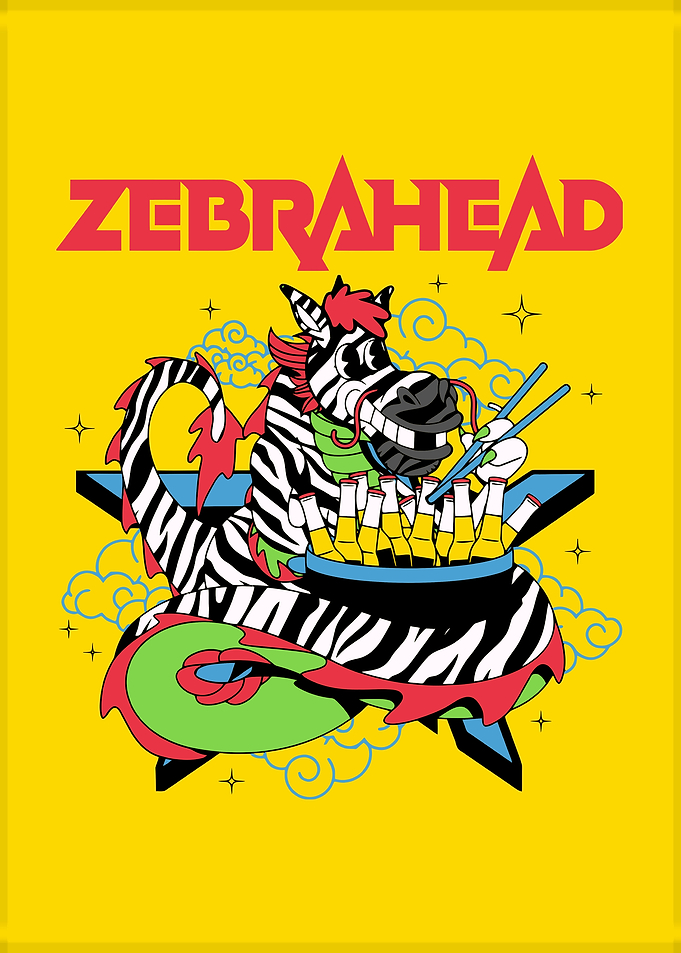 Zebrahead Band Logo Dragon Illustration