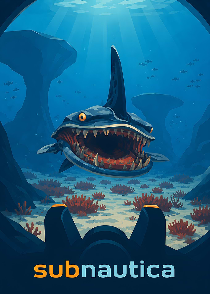 Subnautica Stalker Underwater Encounter