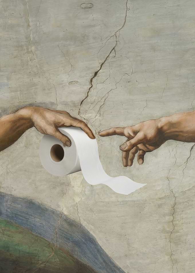 Bathroom Toilet Paper Creation
