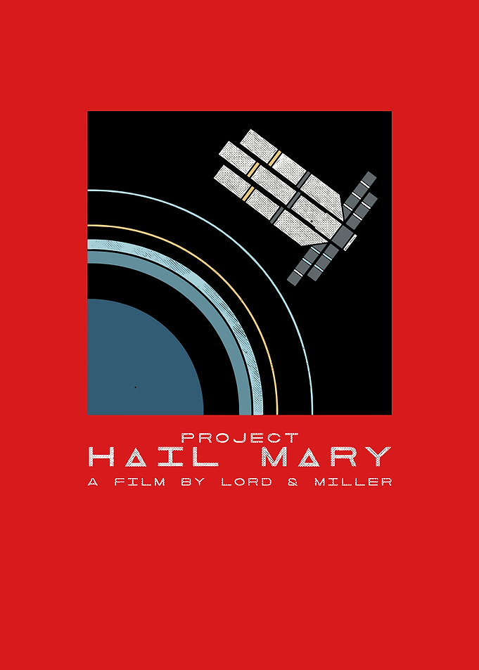 Project Hail Mary Minimalist Movie Poster