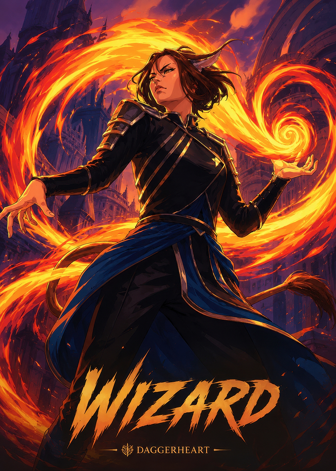 Daggerheart Wizard Character Art