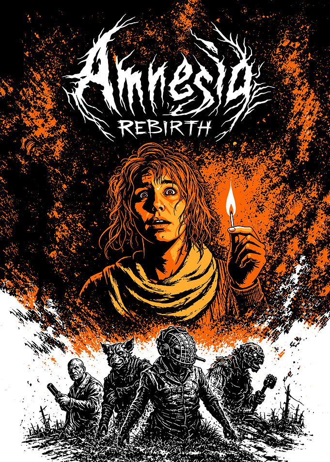 Amnesia Rebirth Horror Game Poster