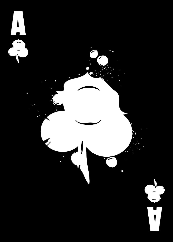 Ace of Clubs Playing Card Design