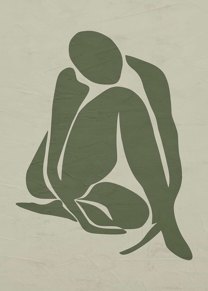 Minimalist Abstract Human Figure Wall Art