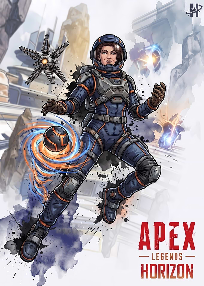 Apex Legends Horizon Character Art