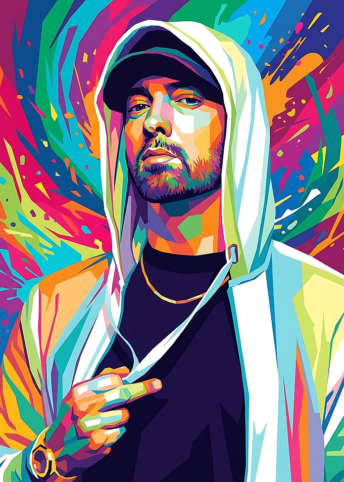 Eminem Pop Art Portrait