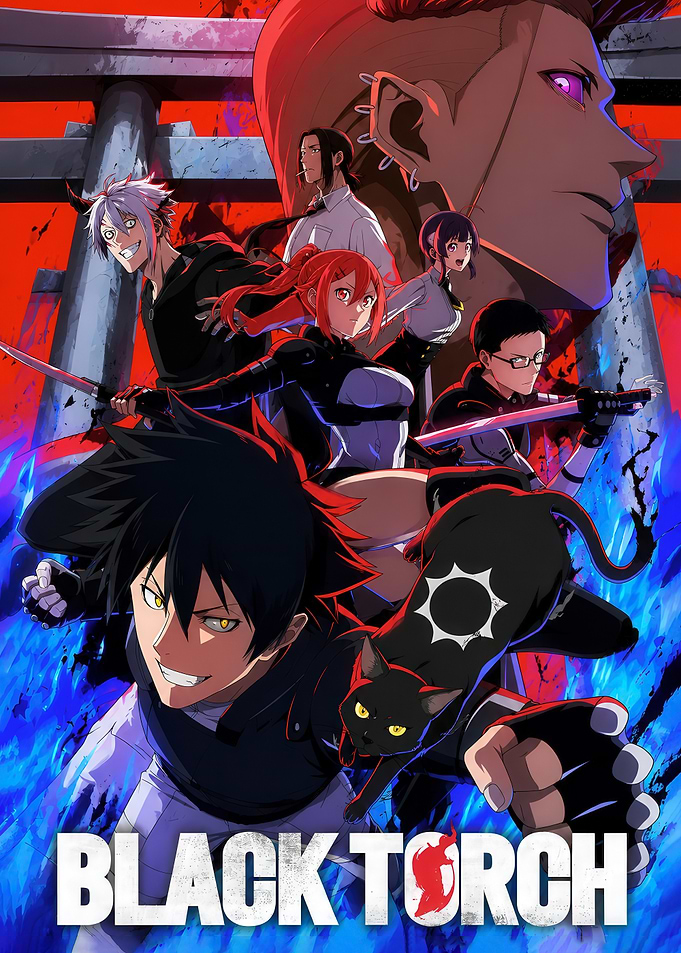 Black Torch Anime Manga Poster