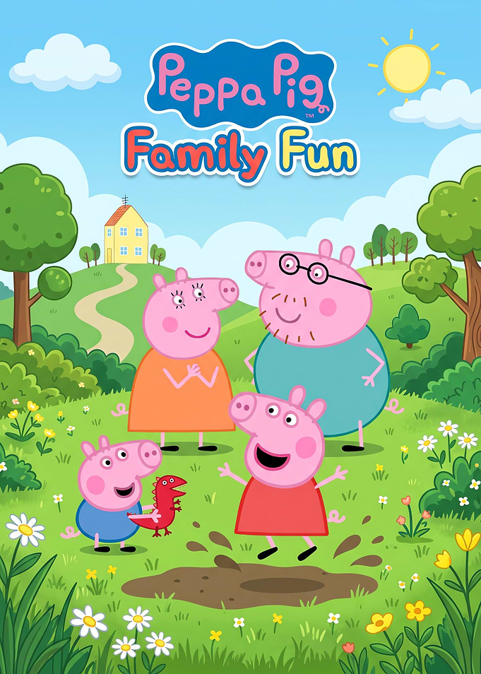 Peppa Pig Family Fun Poster