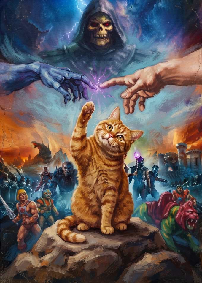 Masters of the Universe Cat Parody