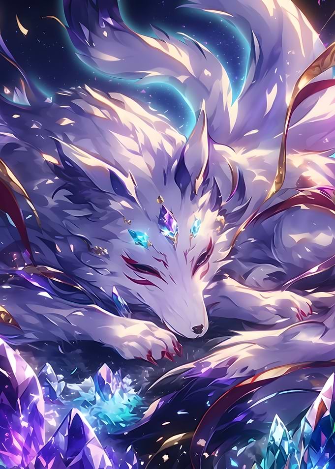 Mystical Crystal Nine-Tailed Fox