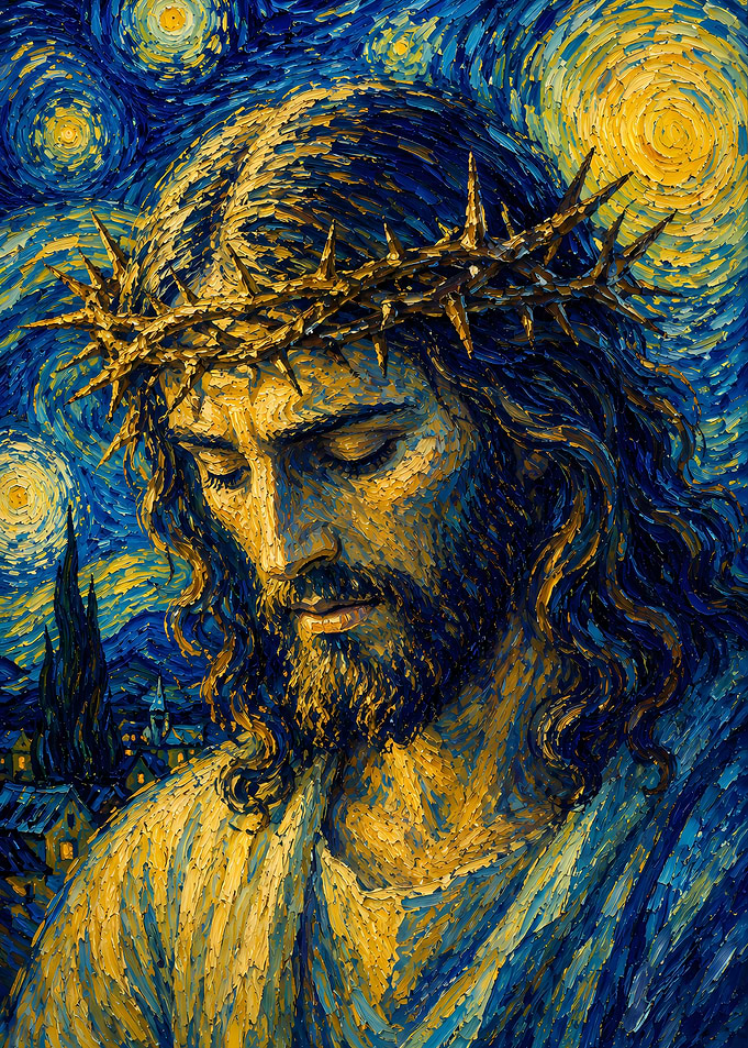 Jesus Christ in Van Gogh Style