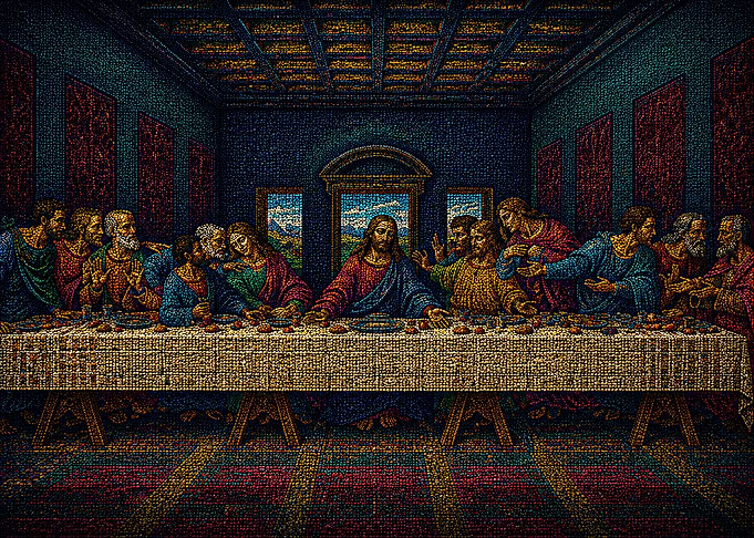 The Last Supper Mosaic Art