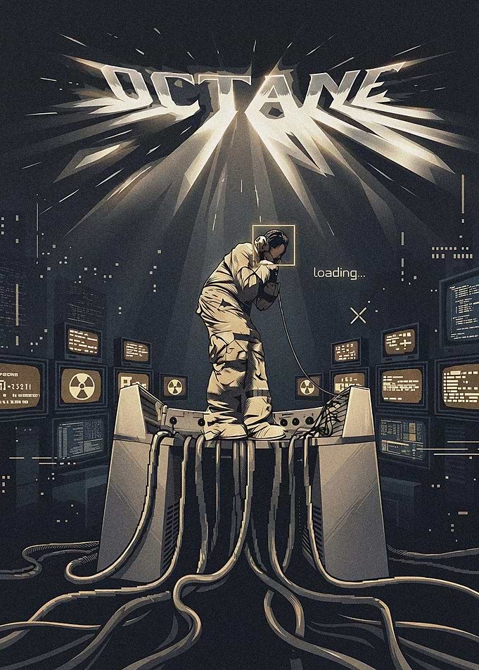 Octane Cyberpunk Hacker Digital Art
