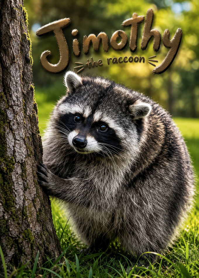 Jimothy the Raccoon Portrait